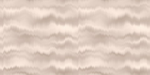 Soft brown space dyed washed border seamless pattern. Mocha tan effect washed wavy degraded design for banners, fashion ribbon trim and edge designs. Mottled textured and calm.