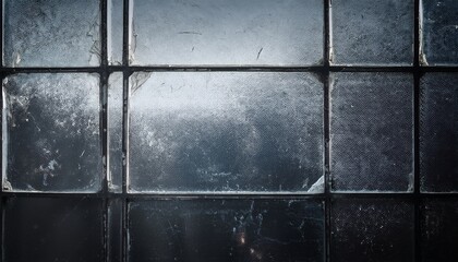 Naklejka premium distressed screen with grunge glass texture overlay