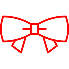 Bow Tie single vector icon illustration