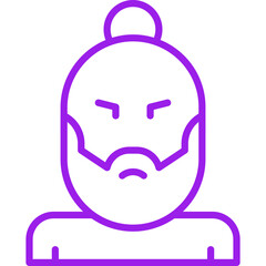 Hipster Style II single vector icon illustration