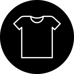 Casual Shirt single vector icon illustration