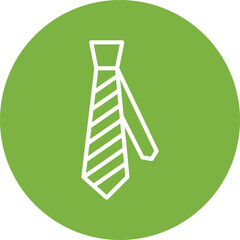 Tie single vector icon illustration