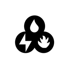 industry black icon pack