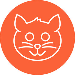Animal single vector icon illustration