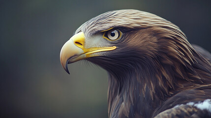 Obraz premium Eagle bird in wildnature, freedom, symbol of America, powerful bird, natureart, wild bird