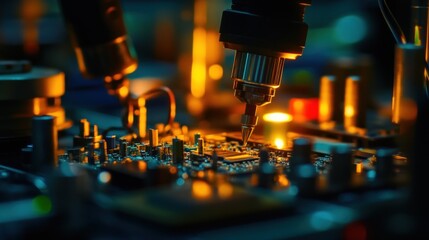 High-Tech Circuit Board Manufacturing: Precision Robotics in Action