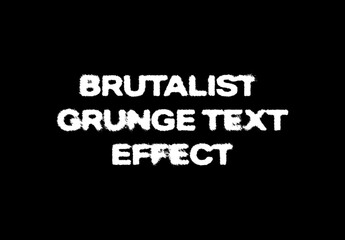Rough Print & Distressed Text Effects