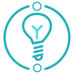 Internet of things, Internet of vehicles sky blue icon pack