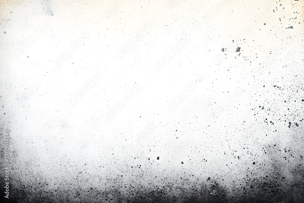 Wall mural abstract grunge texture effect, dust particle grain on white background. dirt overlay or screen effe