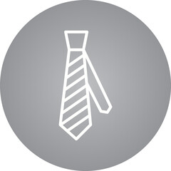 Tie single vector icon illustration