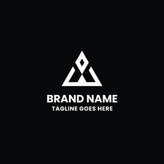 Letter A Creative Icon Logo