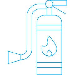 Fire Extinguisher single vector icon illustration
