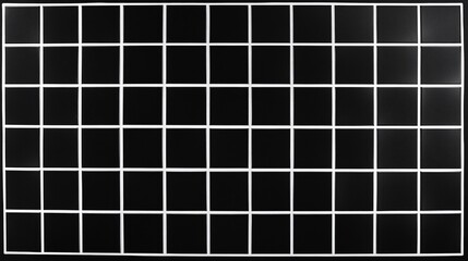 A grid of 48 squares on a black background, likely for design use.