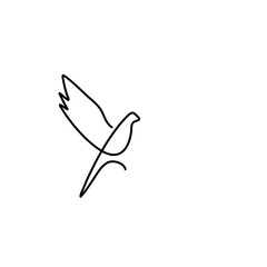 One line birds
