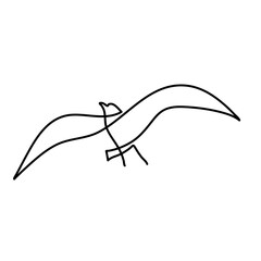 One line birds
