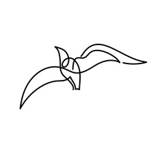 One line birds
