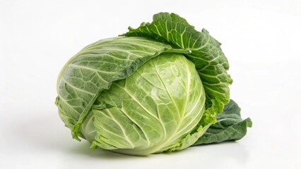 Obraz premium Cabbage On White Background