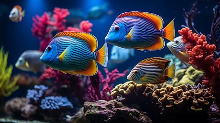 Obraz premium Vibrant Reef: A Symphony of Colors