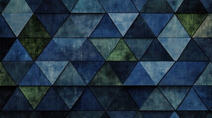 Abstract textured triangle pattern