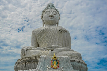 Fototapeta premium Big Buddha top tourist attraction in Phuket province Thailand
