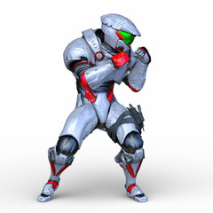 Fototapeta premium サイバーマン 3DCGレンダリング