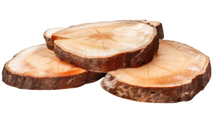 Sliced topinambour root isolated on white