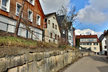Malerische Häuser Im Flügel in Heidenheim
