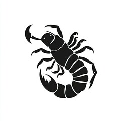 Obraz premium Silhouette of a Scorpion