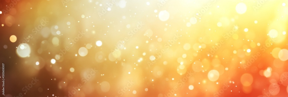 Wall mural a soft, gentle abstract background with a warm gradient and bokeh effects, featuring ample copy spac