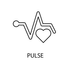 pulse icons  symbol vector elements for infographic web