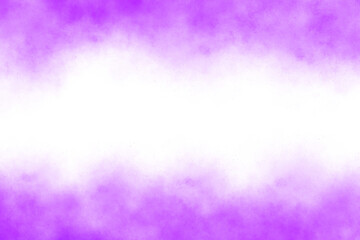 Purple dust smoke cloud effect transparent grunge background