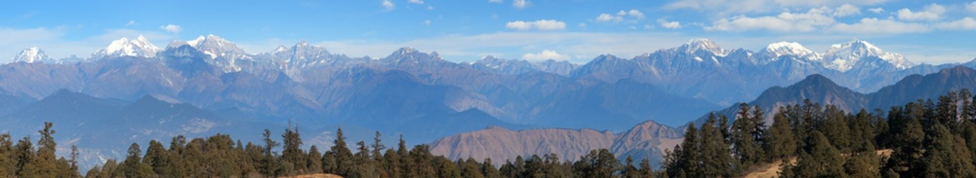 Panoramic view from Khaptad national park, mount Saipal