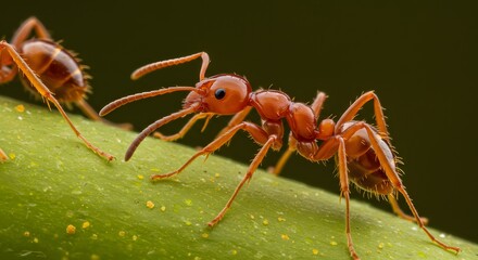 Microscopic Marvels The Ant Colony in Action