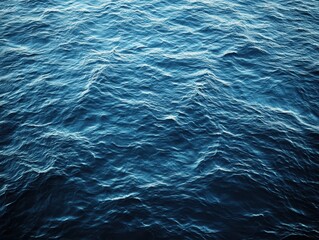 Calm and Serene Blue Ocean Waves with Gentle Ripple Patterns Under Natural Light for Relaxation and Nature Inspired Projects
