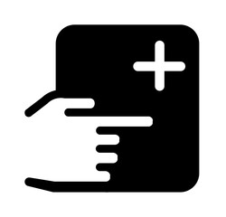 Obraz premium x black icon pack