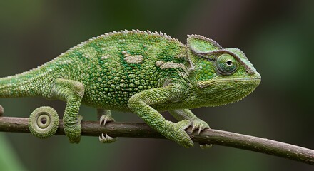 Obraz premium Master of Disguise The Chameleon in its Natural Habitat
