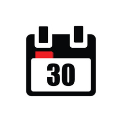 calender icon with white background