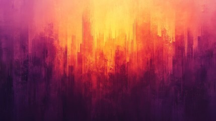 Abstract artistic composition featuring vertical lines and vibrant colors gradient