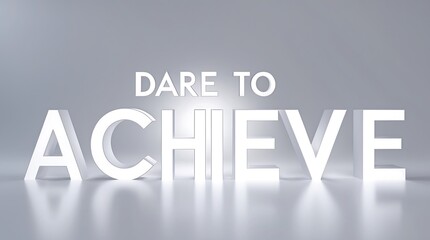 Motivational message encouraging individuals to strive for success and reach their goals
