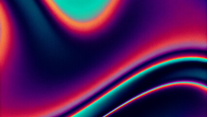 Vibrant Abstract Pattern of Fluid Colors