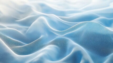 Obraz premium Abstract blue fabric with a slightly blurred shallow depth of field