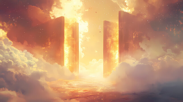 keys divine two majestic doors