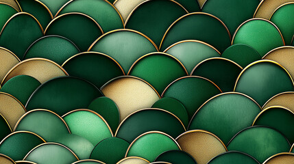 Obraz premium Luxurious Art Deco Holiday Pattern