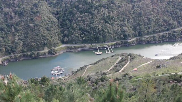 Viewpoint O Duque and River Sil in Galicia, Spain