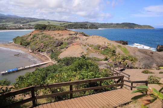 sainte marie, tombolo island, martinique, antilles
