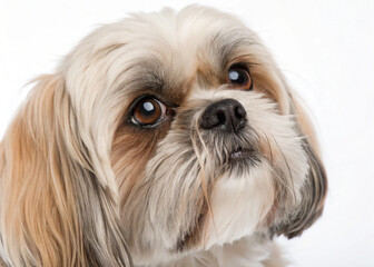 shih tzu dog portrait