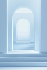 Fototapeta premium Abstract light blue background wallpaper template