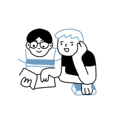 Cute character illustration doodle