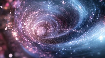 Obraz premium Quantum Fluctuations As Tiny Waves in Space