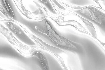Obraz premium abstract white background with smooth lines, waves and bubbles